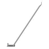 Mobile fence support strut | with tube-support | galvanized with clamp with peg